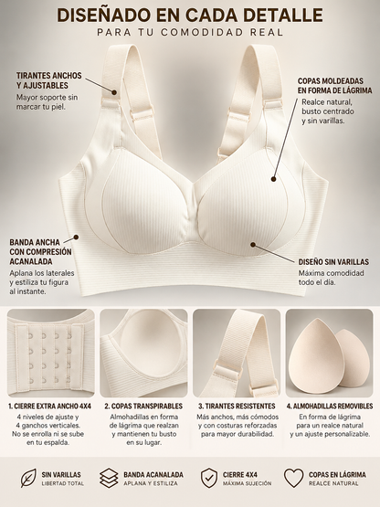 FirmeZero - Brasier Sin Varillas: Levanta tu busto sin varillas metálicas.