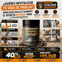 Shilajit Vital Gummies – Energía Ancestral – 85 Minerales Traza + Ashwagandha